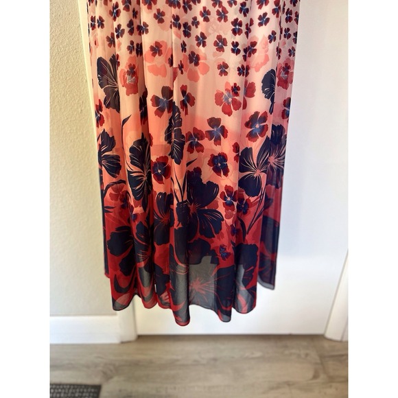 Dress CB Established 1962 Dress Plus Sz 20 Sleeveless Long Multi Color Floral - Picture 14 of 16